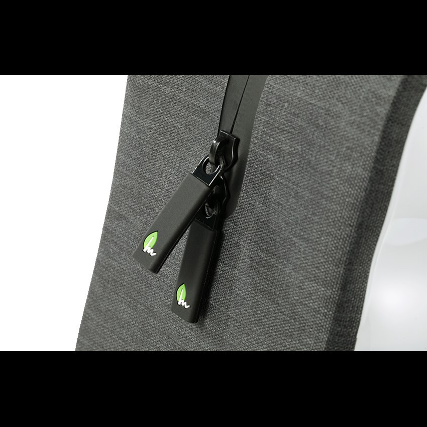 Waterproof toiletry storage bag with customizable zipper