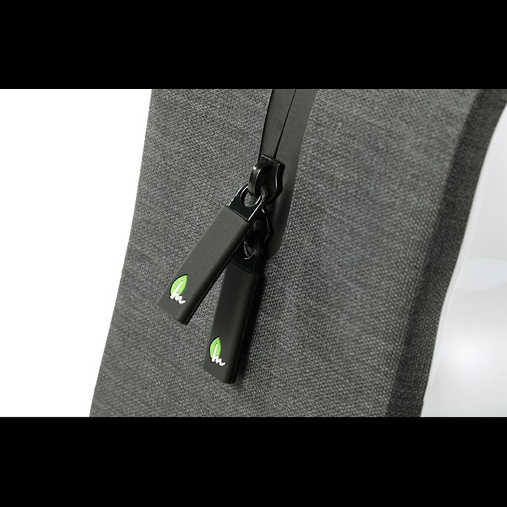 Waterproof toiletry storage bag with customizable zipper