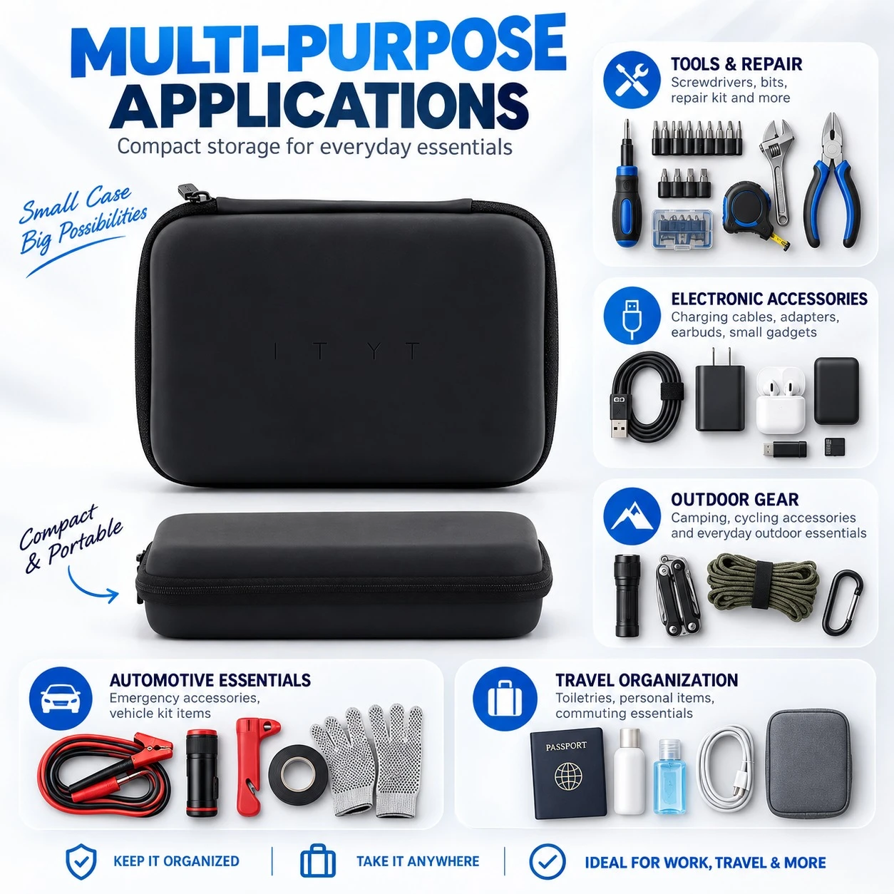 EVA tool box for tools electronic accessories outdoor gear automotive and travel storage EVA tool box for tools electronic accessories outdoor gear automotive and travel storage